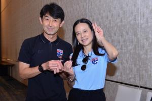 "มาดามแป้ง" อัดฉีด "ช้างศึก" 4 ล้าน หากชนะเกาหลีใต้ "เศรษฐา" แจมด้วย ระดมทุนแจกแต้มละ 3 ล้าน