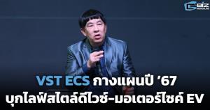 VST ECS กางแผนปี 67 บุกตลาดไลฟ์สไตล์ดีไวซ์-มอเตอร์ไซค์ EV