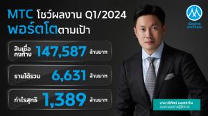 MTC เปิดงบ Q1/67 พอร์ตสินเชื่อโต 17.4% เพิ่มโอกาสเข้าถึงแหล่งทุนอย่างเท่าเทียม มุ่งสู่ไมโครไฟแนนซ์ระดับโลก