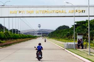 กลุ่มต่อต้านรัฐบาลทหารพม่ายิงจรวดโจมตีสนามบินเนปีดอ