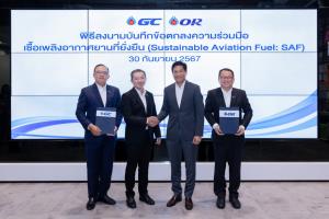 PTTGC จับมือ OR ร่วมมือน้ำมัน SAF มุ่งสู่เป้าหมาย Net Zero ร่วมกัน