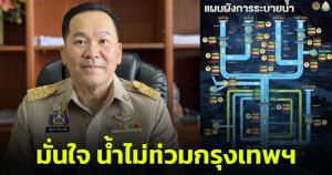 เลขาธิการ สทนช.มั่นใจน้ำไม่ท่วมกรุงเทพฯ พร้อมไล่เรียงเส้นทางน้ำเริ่มลดทุกที่