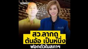 ส.ว.ลากถู ต้นอ้อ เป็นหนึ่ง ฟอกตัวในสภาฯ