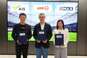 “JAS” จับมือ “AIS” ลงนาม MOU ดึงคอนเทนต์ลีกฟุตบอลระดับโลก ยิงสดผ่านแพลตฟอร์ม “AIS PLAY” และ “Monomax”