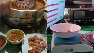ลูกค้างง! ถูกร้านหมูกระทะปรับเงิน 36 บาท หลังกินเหลือแค่เศษหมูติดก้นกระทะ