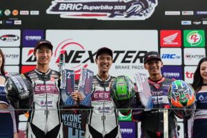 “ซุป-อนุชา” โชว์เก๋าบิด Honda CBR1000RR-R ควง “ไฮเปค” ควบ Honda CBR600RR ประเดิมคว้าชัย BRIC Superbike 2025 สนามแรก