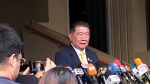 "ภูมิธรรม“ ปัดตอบ เต็งนั่ง มท.1 โยนถามนายกฯ เอง
