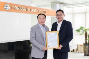 มุ่งสู่องค์กรคาร์บอนต่ำ !! คอนกรีตไลน์ ผนึก SCG BLC รับการรับรอง Carbon Footprint for Organization จาก TGO และ ISO 14064-1
