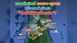 "แลนด์บริดจ์ระนอง-ชุมพร" ฝันที่ไม่มีวันเป็นจริง? ดร.สามารถจี้รัฐบาลแจงความคืบหน้า