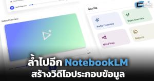 Google อัปเกรด NotebookLM สร้างวิดีโอประกอบข้อมูลได้