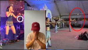 (คลิป)เจอตัวแล้ว! มือปามะม่วงลงกลางเวทีคอนเสิร์ต “ลำไย ไหทองคำ” หงายการ์ดขอโทษรอบทิศ