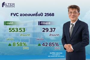 FVCครึ่งปีแรกกำไรสุทธิโต 43%รุกขยายลงทุนดันรายได้เพิ่ม