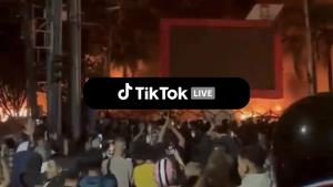 "ติ๊กต็อกอินโดนีเซีย" ปิดฟังก์ชันไลฟ์สด หลังการชุมนุมโกรธแค้นกรณีรถหุ้มเกราะตำรวจชนไรเดอร์