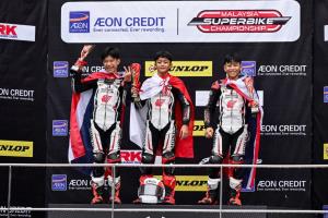 “ฮอนด้า เรซซิ่ง ไทยแลนด์” คว้าโพเดียม พลิกเกมโค้งสุดท้าย ศึก Idemitsu Honda Thailand Talent Cup สนามที่ 4  ประเทศมาเลเซีย