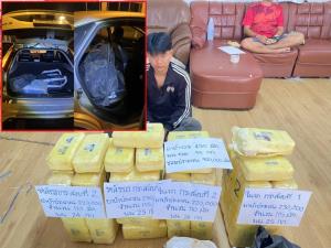 ตร.เจอพิรุธ! แกะรอย-ดักรวบคู่หูพม่า หนึ่งถือบัตรหัวศูนย์ขับเก๋งขนยาเกือบล้านเม็ด