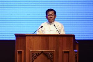 ‘มินอ่องหล่าย’ ยอมรับการเลือกตั้งจะไม่เกิดขึ้นทั่วประเทศเหตุยังมีสงครามกลางเมือง