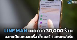 LINE MAN กวาดกว่า 3 หมื่นร้านค้า ลงทะเบียนคนละครึ่งแพลตฟอร์มวันแรก
