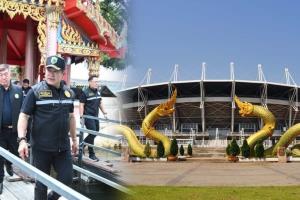 ปทุมธานีระทึกพนังกั้นน้ำแตก ทะลักเข้าท่วม ตอนนี้สนามแข่งซีเกมส์-มธ.รังสิต ยังปลอดภัย