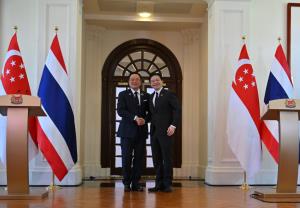 นายกฯเยือนสิงคโปร์ทางการ ย้ำสัมพันธ์แน่นแฟ้น พร้อมร่วมมือเศรษฐกิจดิจิทัลและพลังงานสะอาด