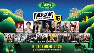 “มีเดีย แรพ” สานต่อปรากฏการณ์ Overcoat Music Festival สู่ปีที่ 15 ชูจุดขายบรรยากาศ-การจัดการคุณภาพ สู่เทศกาลดนตรีฤดูหนาวระดับไอคอน