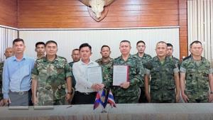 กัมพูชาเห็นพ้องไทยสร้างรั้วชายแดนจันทบุรี-ตราด ช่วงหลักเขต 52-59 ระยะทาง 8 กม.ลงนามรับรองแล้ว