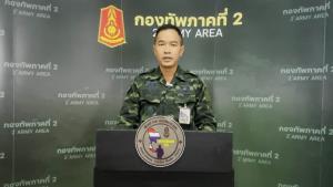 ทภ.2 สรุปสถานการณ์ไทยคุมพื้นที่สำคัญ เขมรยังโต้หนัก เตรียมส่งอาวุธที่ยึดได้ที่ช่องอานม้าให้ผู้ชำนาญการตรวจสอบ