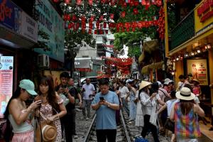 ฮานอยทำสถิติใหม่ นักท่องเที่ยวแห่เยือนช่วงวันหยุดปีใหม่เพิ่มถึง 250%