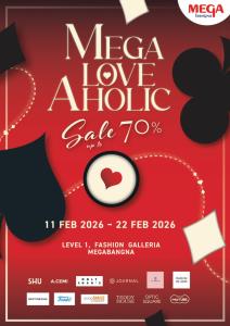 เมกาบางนา ชวนฉลองเดือนแห่งความรัก ในงาน “MEGA LOVE AHOLIC”
