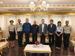 ที่ปรึกษากิตติมศักดิ์ กมธ.ทหาร วุฒิสภา เข้าพบ ผอ.องค์การสงเคราะห์ทหารผ่านศึกหารือแนวทางส่งเสริมอาชีพและพัฒนาทักษะอาชีพ