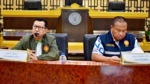 กมธ. เกษตรและสหกรณ์ วุฒิสภา ลงพื้นที่ศึกษาดูงานการบริหารจัดการน้ำเพื่อแก้ไขปัญหาภัยแล้ง ณ จังหวัดสุราษฎร์ธานี