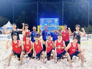 แฮนด์บอลไทย สร้างผลงานคว้า 2 เหรียญทองแดง แมตช์แข่งขัน Asian Beach Games ครั้งที่ 6