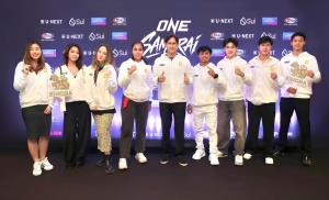 “สิงห์” พา 8 ผู้ชนะ Singha ONE HIT THE RING เชียร์ ONE Samurai มันติดขอบสังเวียน