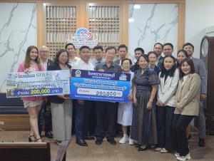 กลุ่ม BNI SUNSHINEชลบุรี มอบเงินสนับสนุนการจัดซื้อเครื่องมือทางการแพทย์ โรงพยาบาลชลบุรี
