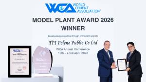 TPIPL รับรางวัล Model Plant จาก World Cement Association (WCA) 2026 มุ่งสู่ Net Zero