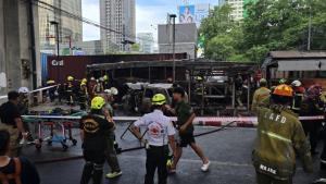 กทม. เปิดเบอร์ตรง เช็กรายชื่อผู้ประสบเหตุรถไฟชนรถเมล์สาย 206 บางนา-บางเขน เร่งเคลียร์พื้นที่คืนผิวจราจรภายในคืนนี้