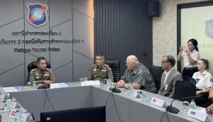ตร.ท่องเที่ยว จับมือ "สถานทูต-สถานกงสุล" สกัดอาชญากรรมข้ามชาติ ยกระดับความปลอดภัยพัทยา