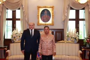 “รมว.กลาโหม” ต้อนรับ เอกอัครราชทูตรัสเซีย กระชับความสัมพันธ์ ส่งเสริมความร่วมมือทางการทหารของสอง ปท.