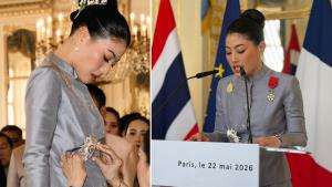 เจ้าฟ้าสิริวัณณวรีฯ ทรงรับการถวายเครื่องอิสริยาภรณ์ Catherine P&amp;#233;gard ชั้น Grand Officier ณ กระทรวงวัฒนธรรมฝรั่งเศส