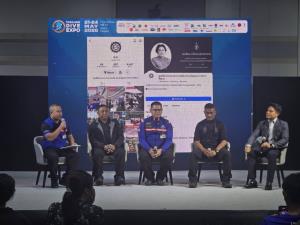 รับมือโลกเดือด! "ทีมกู้ภัย ศฝภ.นทพ." ร่วมเสวนาในงาน Thailand Dive Expo 2026 โชว์ศักยภาพกู้ภัยมาตรฐานสากล