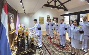 สถานทูตไทยร่วมกับคณะสงฆ์แอฟริกาใต้ เจริญพระพุทธมนต์ถวายพระราชกุศลพระบรมราชินี