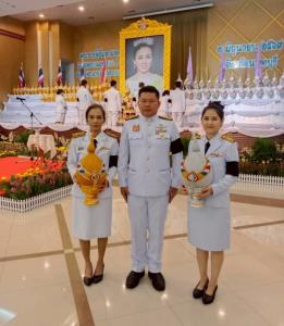อัยการจังหวัดเเขวงนนท์ นำคณะร่วมกิจกรรมเฉลิมพระเกียรติถวายพระพรพระราชินี