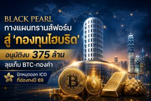 Black Pearl กางแผนทรานส์ฟอร์มสู่ ‘กองทุนไฮบริด’ อนุมัติงบ 375 ล้านลุยเก็บ BTC-ทองคำ ปักหมุดออก ICO ที่ฮ่องกงปี 69