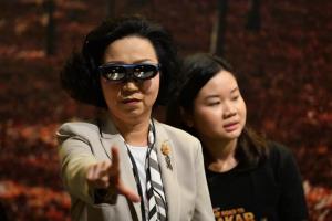 “ศรีญาดา” ที่ปรึกษา รมว.กระทรวง อว.เปิดนิทรรศการ “5D Mixed Reality Experience” และกิจกรรม “Hidden Paradise” พิพิธภัณฑ์พระรามเก้า อพวช.ชื่นชมสนุกครบถ้วนทั้ง 5 ประสาทสัมผัส “รูป - รส - กลิ่น - เสียง – สัมผัส”