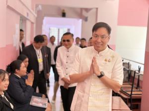 “อัครนันท์” ตรวจสนามสอบครูผู้ช่วยกาญจนบุรี ย้ำโปร่งใส-เป็นธรรมทุกขั้นตอน ส่งกำลังใจผู้สอบสู่เส้นทางวิชาชีพครู