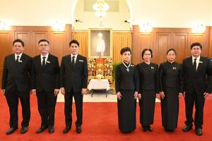 TOA น้อมถวายสักการะเบื้องหน้าพระรูป และลงนามแสดงความอาลัย เจ้าฟ้าพัชรกิติยาภา