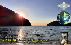 21 มิถุนายน นี้ “วันครีษมายัน” ช่วงเวลากลางวันยาวนานที่สุดในรอบปี