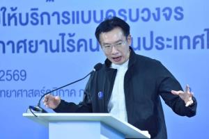 ปลัดกระทรวง อว. ลงพื้นที่อุทยานวิทยาศาสตร์ภูมิภาค ภาคตะวันออกเฉียงเหนือ 2 เปิดศูนย์ทดสอบโดรนและแพลตฟอร์มให้บริการครบวงจร “ThaiUAS” เสริมแกร่งอุตสาหกรรมโดรนไทย เตรียมใช้เป็นต้นแบบต่อยอดสู่การให้บริการเชิงพาณิชย์