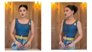 เจ้าฟ้าสิริวัณณวรีฯ ทรงฉลองพระองค์ชุดไทยดุสิต ร่วมงานเลี้ยงพระกระยาหารค่ำ ณ พระราชวังเอลีเซ งามสง่าด้วยผ้าไหมไทยสู่สายตาโลก