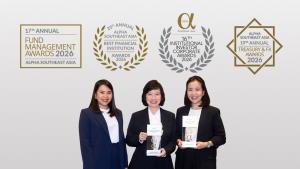 ไทยออยล์คว้า 4 รางวัลระดับสากลจากนิตยสาร Alpha Southeast Asia
