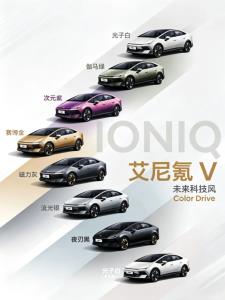 Hyundai Ioniq V ปรับดีไซน์ Cyberpunk รับตลาดจีน เปิดตัว 8 สีใหม่ วิ่งไกล 620 กม.